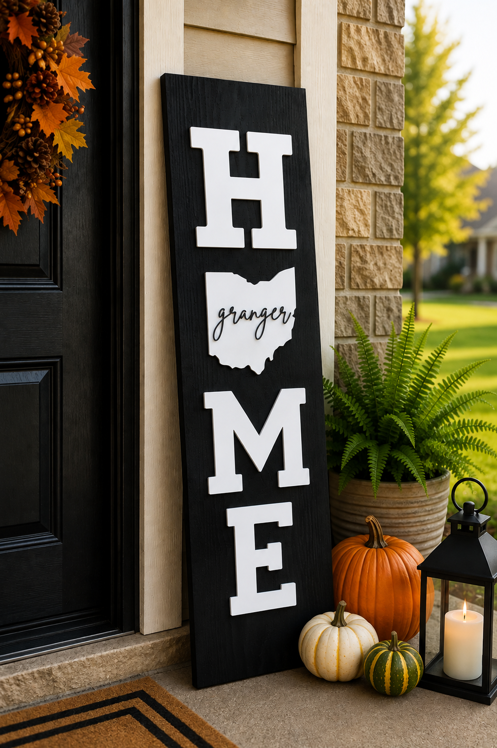 Granger Ohio HOME Porch Sign