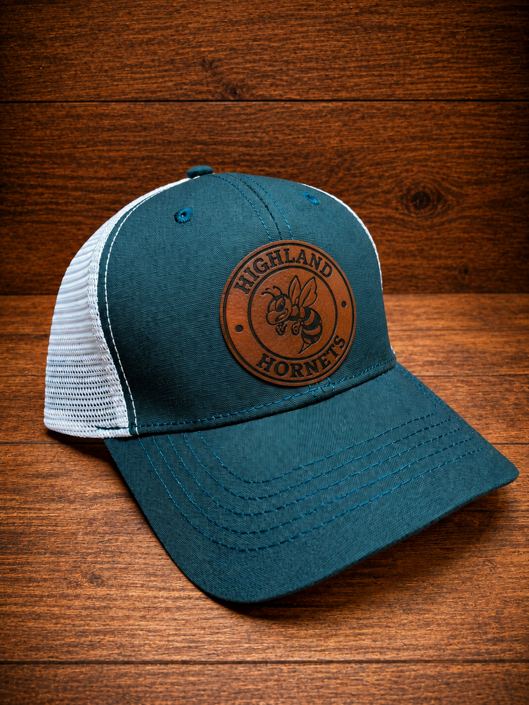Highland Hornets Collection | Leather Patch Hat - Womens Highland "Hornet"