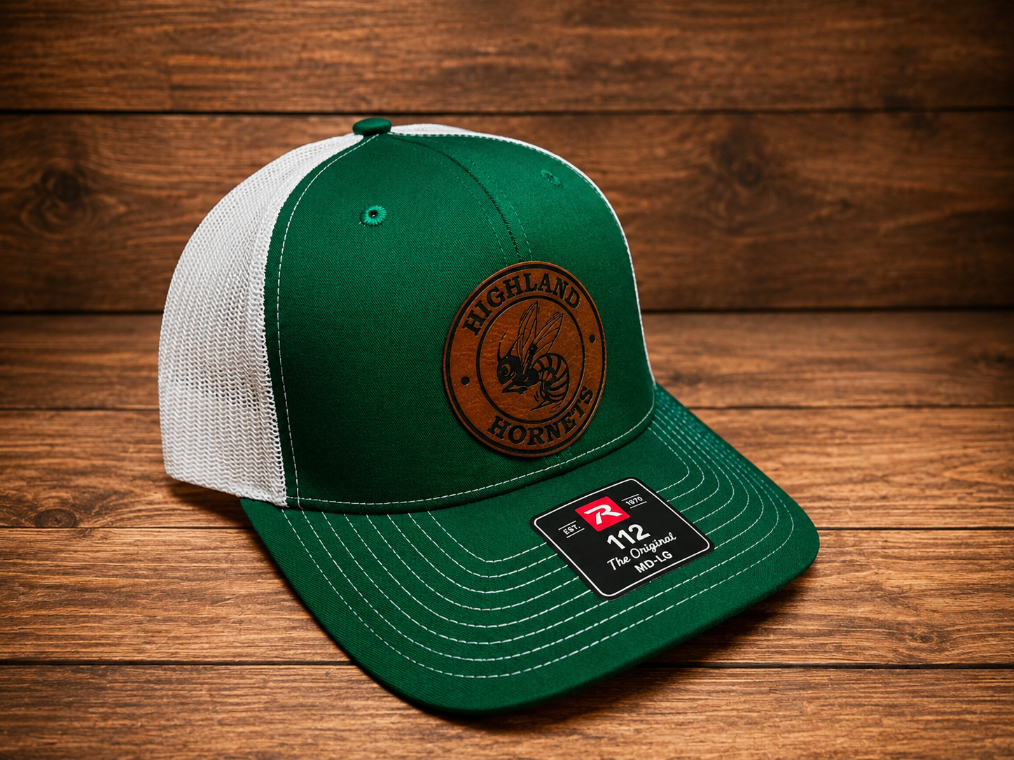 Highland Hornets Collection | Leather Patch Hat - Mens Highland "Hornet"