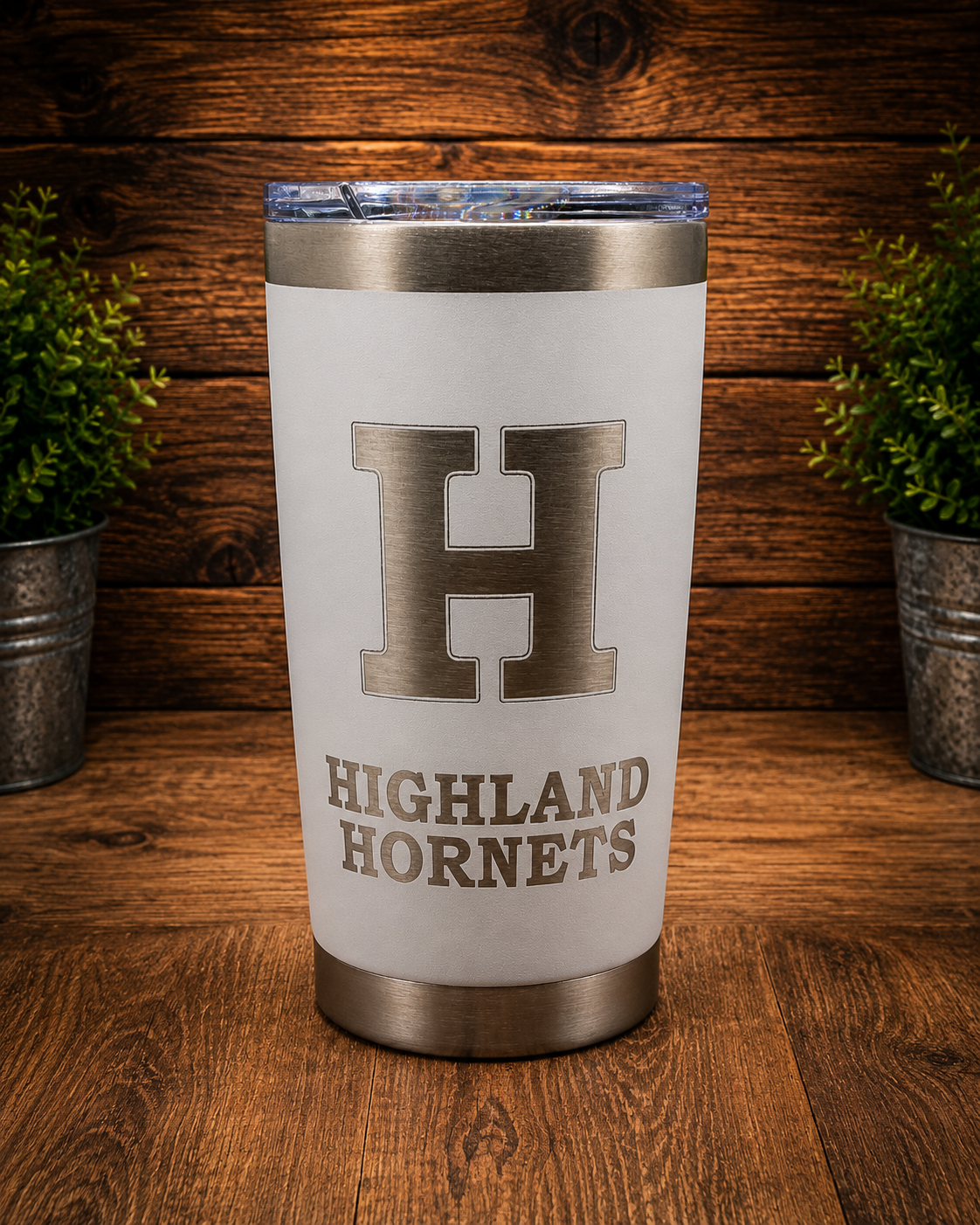 Highland Hornets Collection | 20 oz Laser Engraved Tumbler