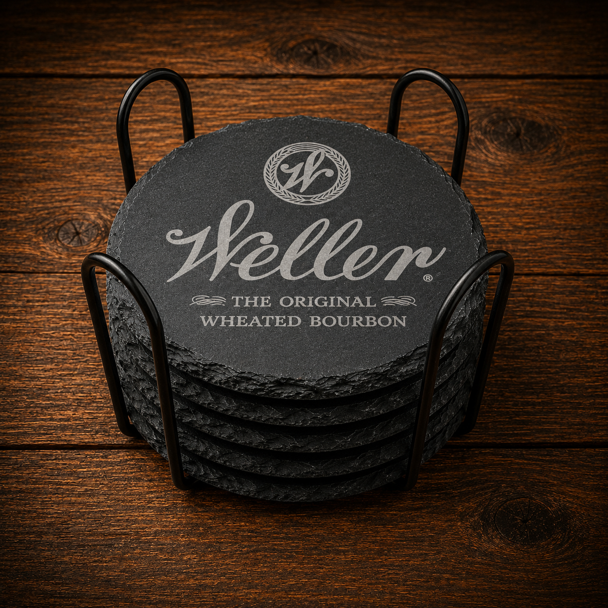 Bourbon Collection | Slate Coaster Set