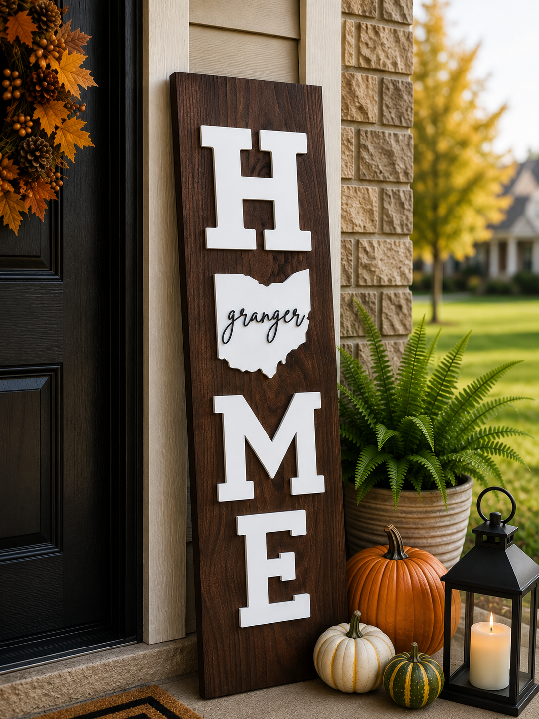 Granger Ohio HOME Porch Sign