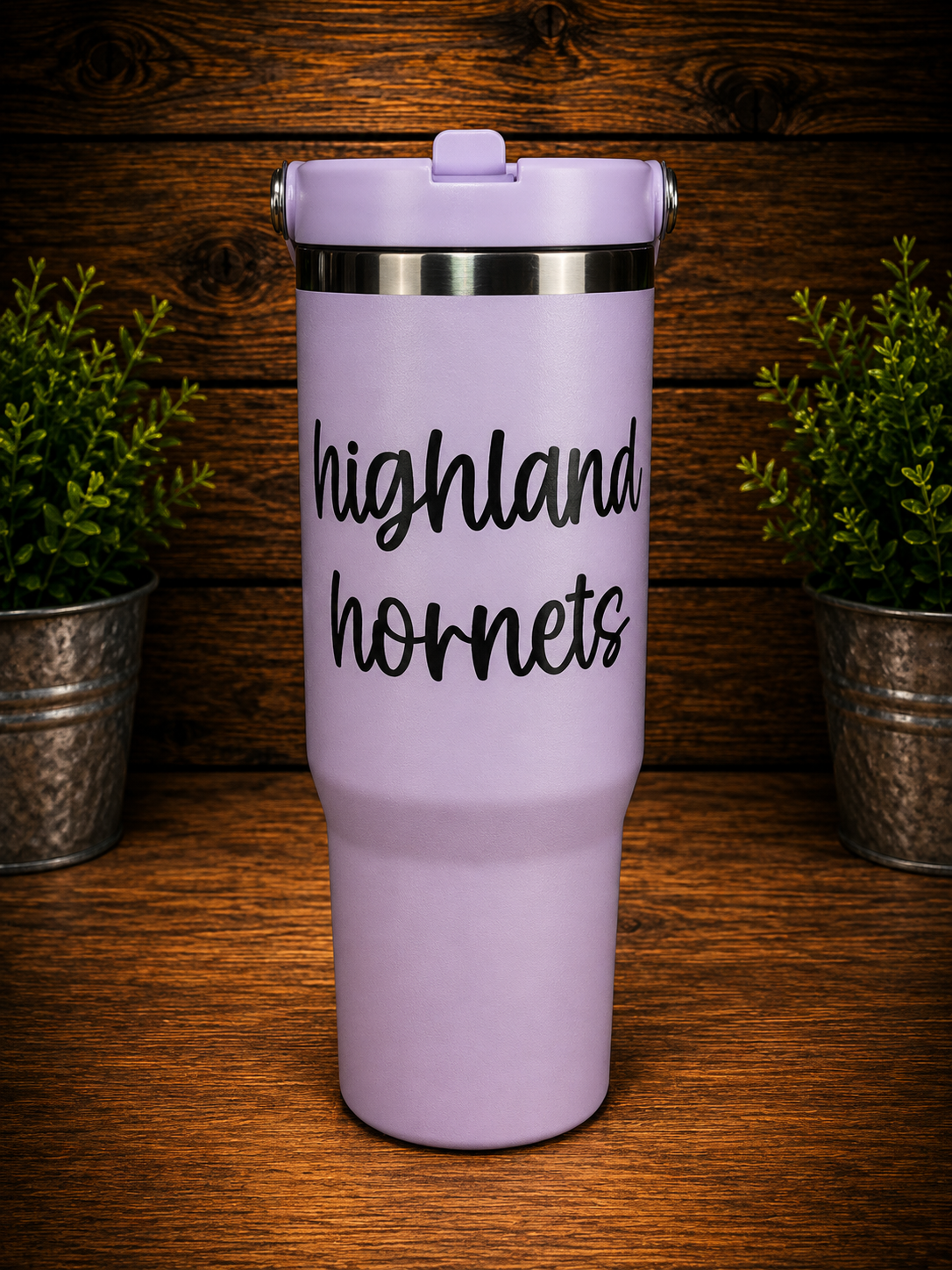 Highland Hornets Collection | 30 oz Laser Engraved Tumbler