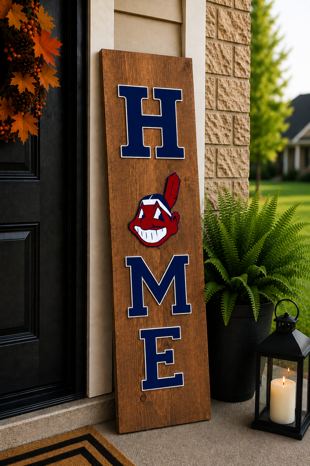 Porch Sign Collection | Cleveland Baseball HOME Porch Sign