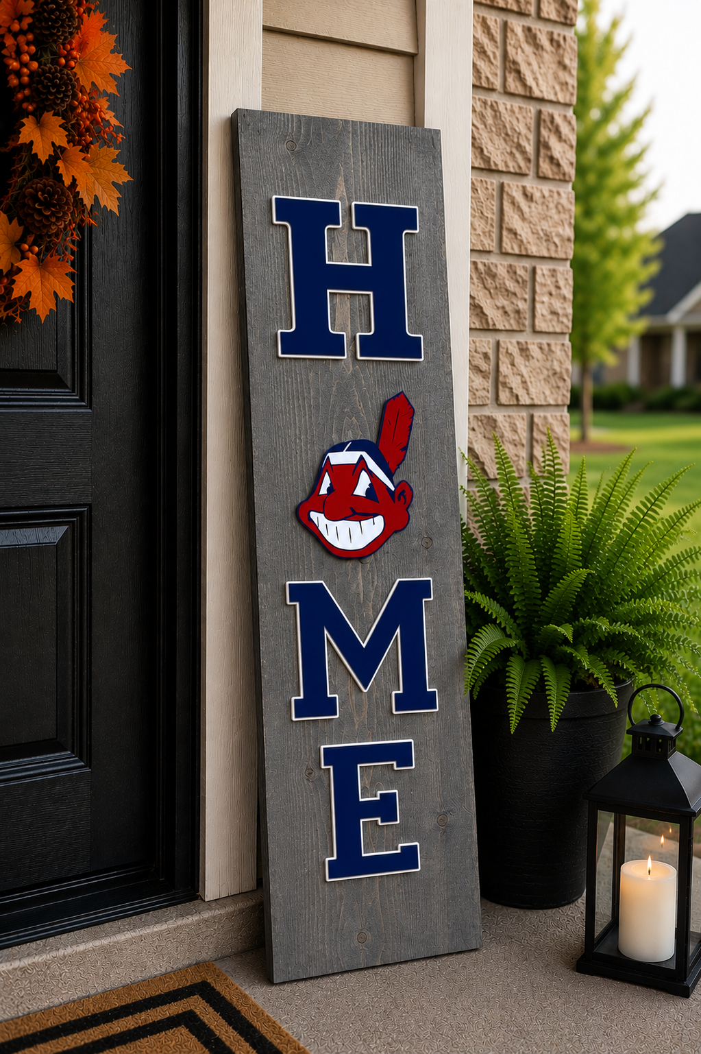 Porch Sign Collection | Cleveland Baseball HOME Porch Sign