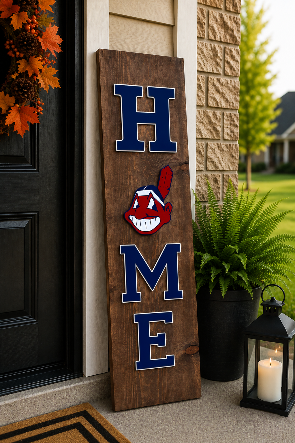 Porch Sign Collection | Cleveland Baseball HOME Porch Sign
