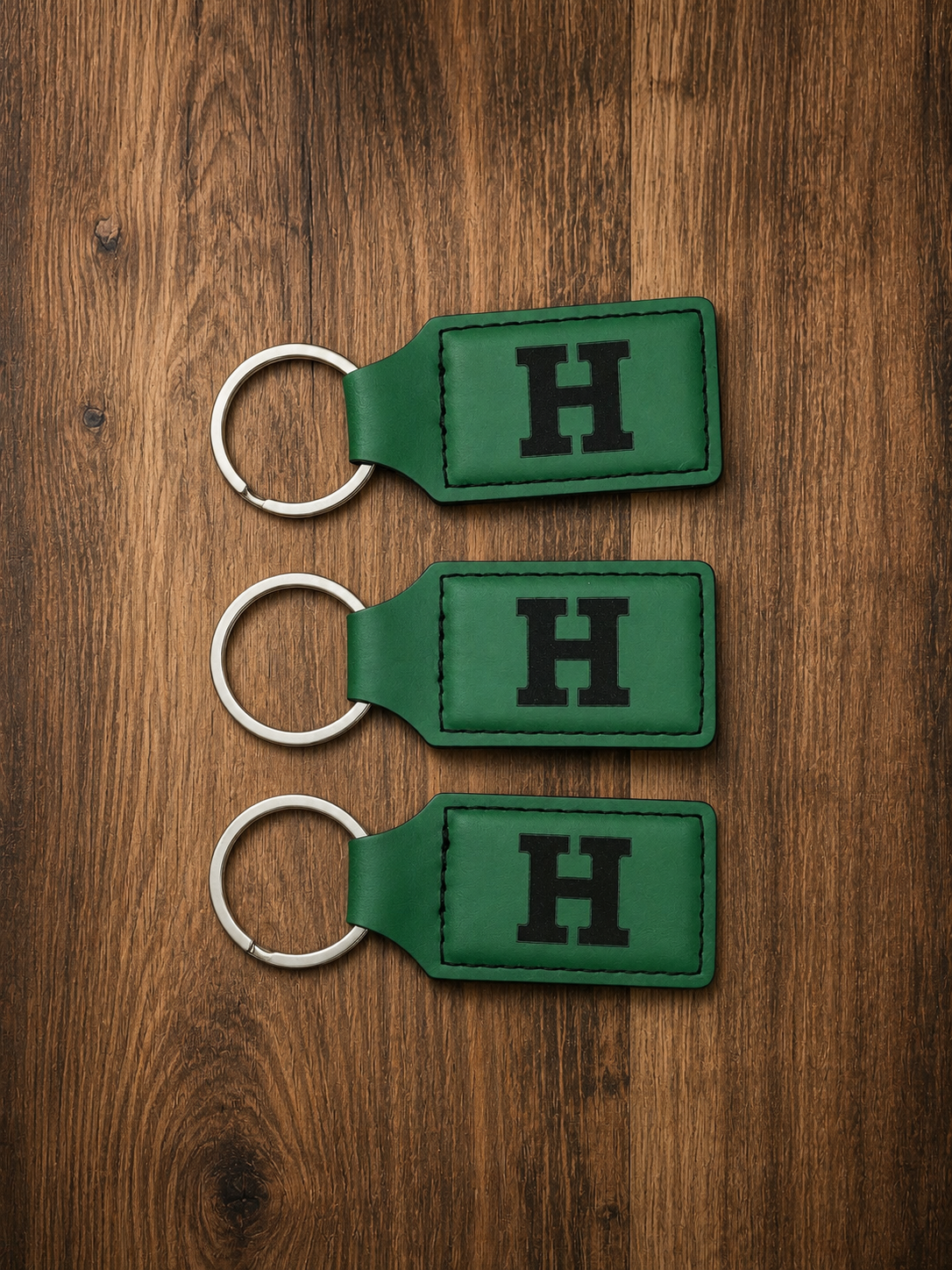 Highland Hornets Collection | Laser Engraved Leatherette Keychain
