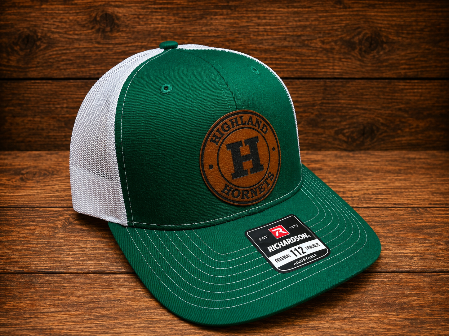 Highland Hornets Collection | Leather Patch Hat - Mens