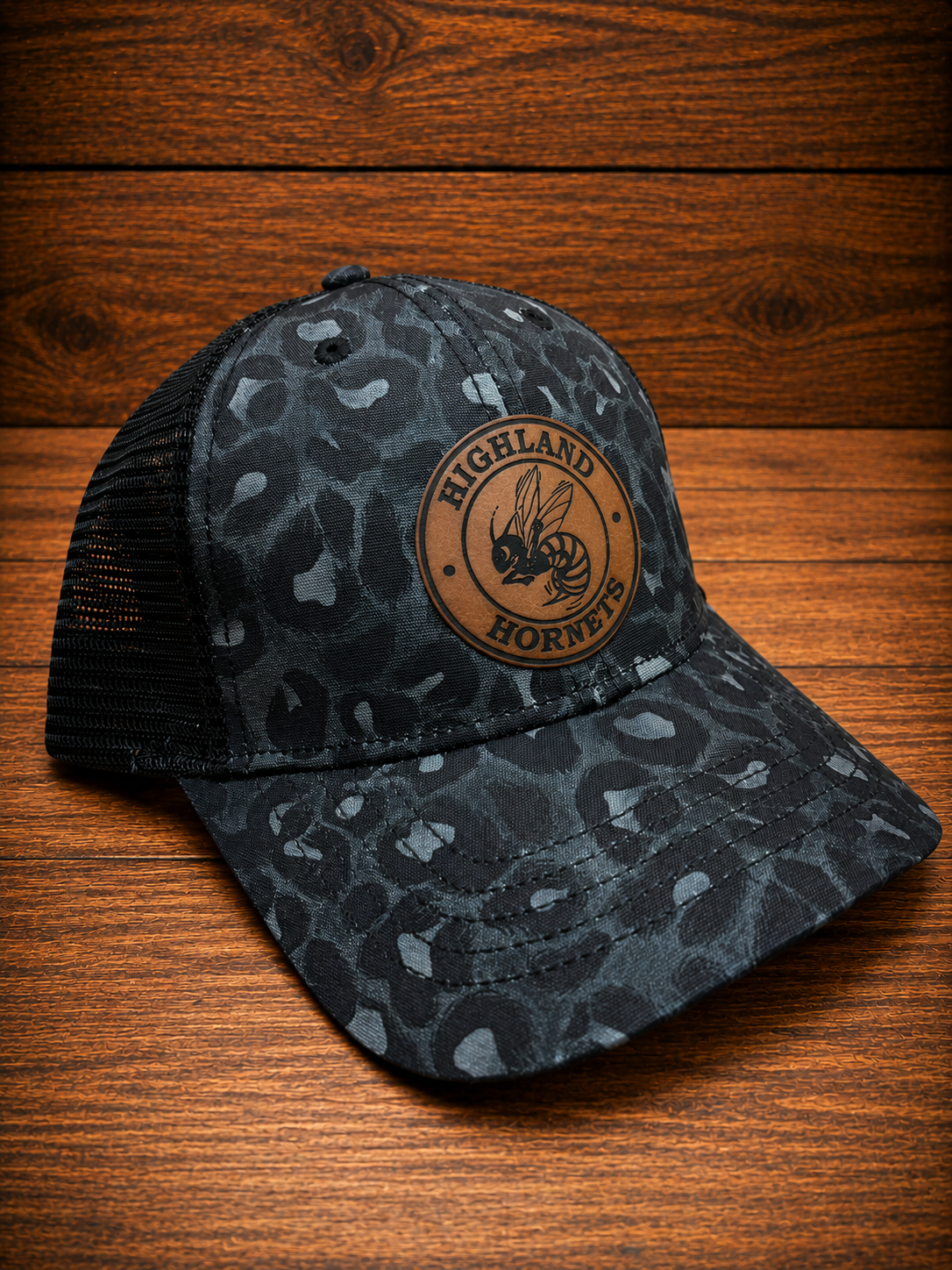 Highland Hornets Collection | Leather Patch Hat - Womens Highland "Hornet"